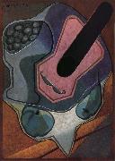 Juan Gris Fiddle and fruit dish oil painting on canvas